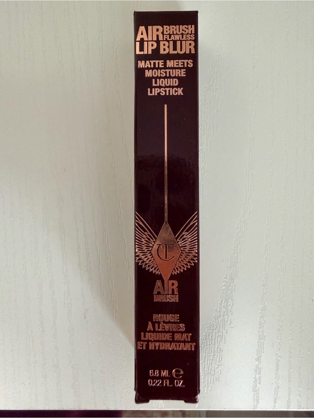 Charlotte Tilbury Lip Blur 'Walk of No Shame' in Deep Red Packaging